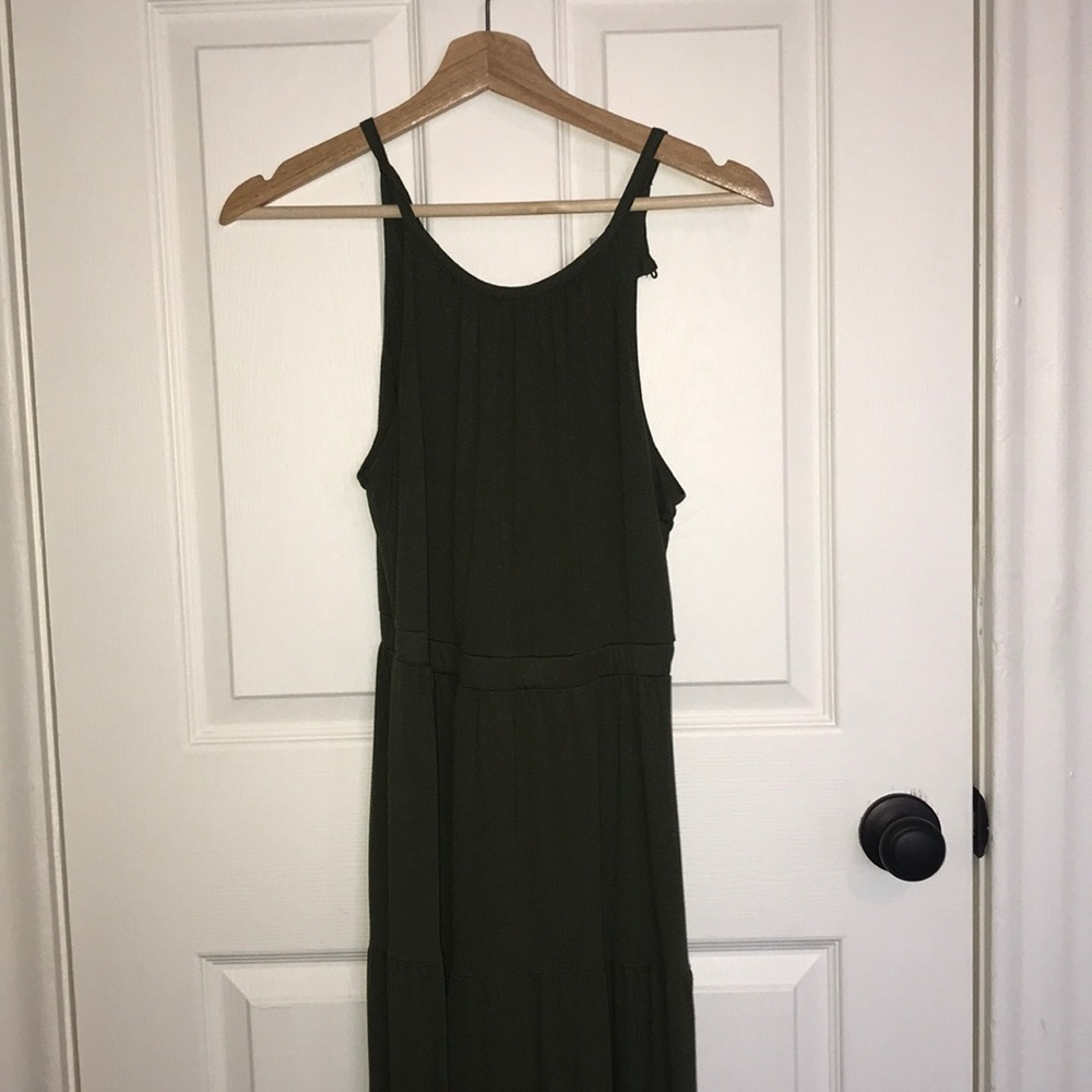 Old Navy Olive Green Dress (Sz S, Petites)